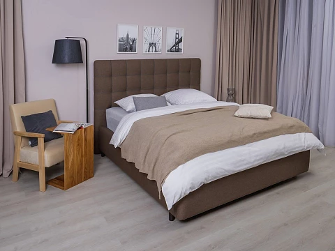 Кровать 200х220 Leon - Современная кровать, украшенная декоративным кантом.