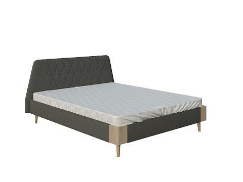 Кровать премиум Lagom Hill Soft - Оригинальная кровать в обивке из мебельной ткани.