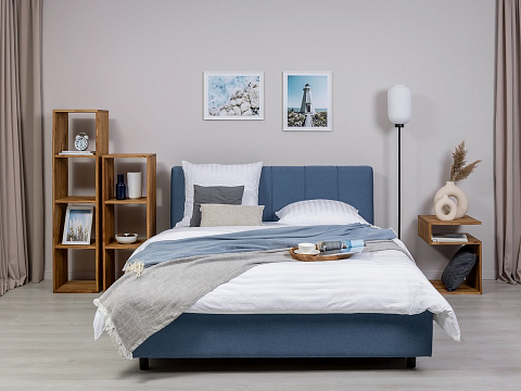 Бежевая кровать Nuvola-7 NEW - Современная кровать в стиле минимализм
